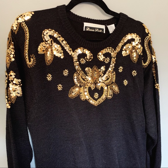 Sweaters - Vintage Sequin Sweater